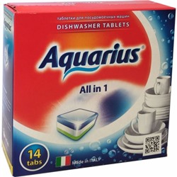 Таблетки для посудомоечных машин Lotta (Лотта) Aquarius, 14 шт