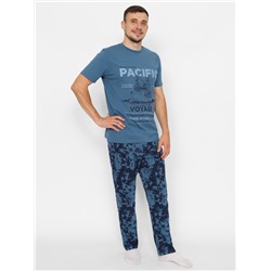 Комплект мужской (футболка, брюки) CRB, Артикул:CWXM 50027-42 Синий