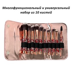 Набор кистей для макияжа Brush Set Bag 10in1 (106)