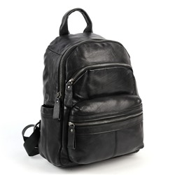 Кожаный рюкзак 5253 Блек