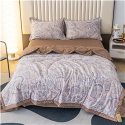 Комплект постельного белья Сатин с Одеялом 100% хлопок OB139