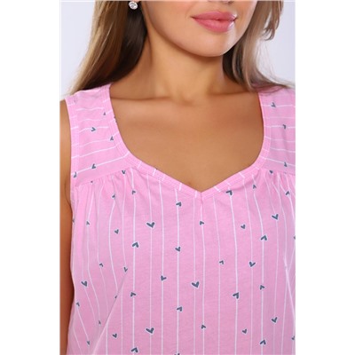 Женская ночная сорочка 89308 (Розовый)