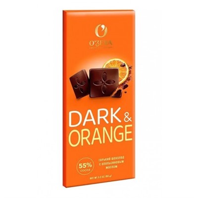 Шоколад О'Zera горький Dark&Orange 90г/Озерский Сувенир