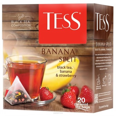 Чай Тесс черный TESS Banana Split, 20 пир