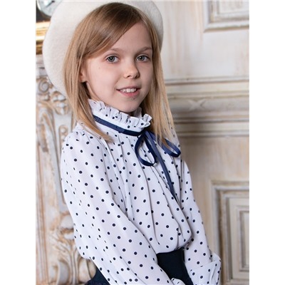 Блузка для девочки длинный рукав Соль&Перец SP007