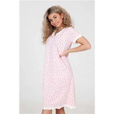 Женская ночная сорочка 46563 (Розовый)