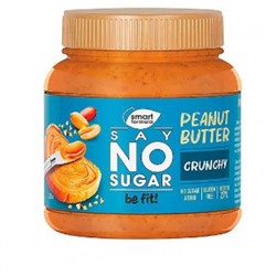 «Smart Formula», арахисовая паста Say No Sugar без сахара с дробленым арахисом 27% протеина, 270 гр. KDV