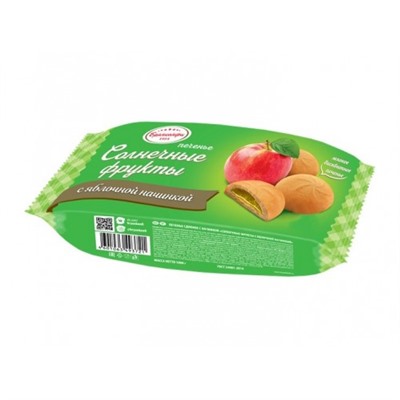 Печенье сдобное Солнечные фрукты с Яблочной начинкой 1 кг/Брянконфи