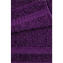 Полотенце махровое 70х130 Эконом - (фиолетовый, 702)