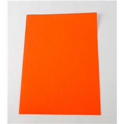 Бумага цветная A4 флюар. самоклеящаяся оранжевая Сиббланкиздат А50-2