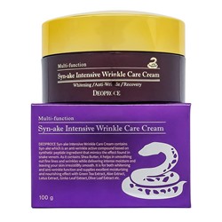 Крем для лица со змеиным ядом Deoproce Synake Intensive Wrinkle Care Cream, 100g
