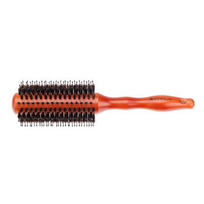 Dewal Брашинг для волос с натуральной щетиной / Деревянная BRW507CN, 32/60 мм, коричневый