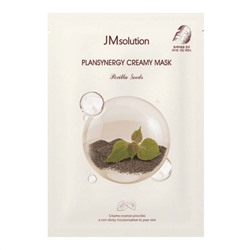 Jmsolution Тканевая маска для сияния кожи с семенами периллы / Plansynergy Creamy Mask Perilla Seeds, 30 мл