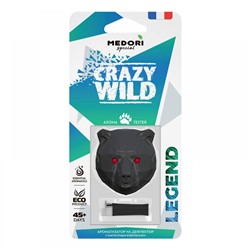 Меловой авто-парфюм на дефлектор 3D Medori Crezy Wild Legend