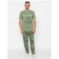 Комплект мужской (футболка, брюки) CRB, Артикул:CWXM 50027-35 Хаки