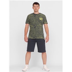 Комплект мужской (футболка, шорты) CRB, Артикул:FWXM 50009-48 Т.серый