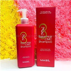 Шампунь с керамидами Masil 3 Salon Hair CMC Shampoo 500ml (13)