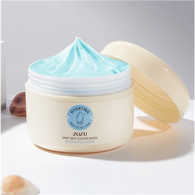 Маска-суфле для лица с мятой и морской солью Zozu Mint Sea Cleans Mask, 100 гр.