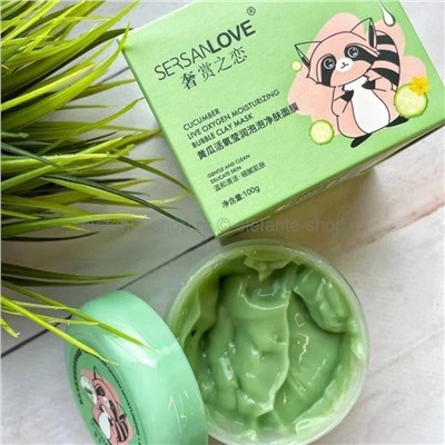 Пузырьковая маска SL Cucumber Live Oxygen Moisturizing Bubble Clay Mask 100 гр (125)