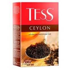 Чай Тесс мята чёрный Tess Ceylon, 100 гр.