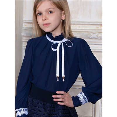 Блузка для девочки длинный рукав Соль&Перец SP0300