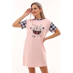 Женская ночная сорочка 21584 (Розовый)
