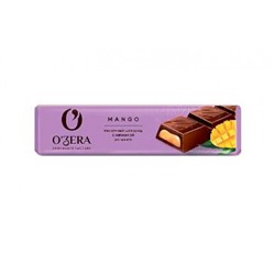 «O'Zera», шоколадный батончик Mango, 50 г (упаковка 20 шт.) KDV