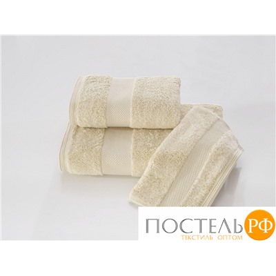 1010G10055708 Полотенце Soft сotton DELUXE светло-бежевый 50X100