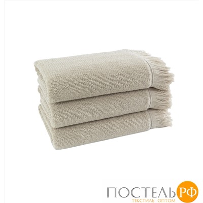 1010G10082170 Полотенце Soft cotton FRINGE бежевый 50X100