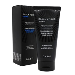 Dabo Пенка для мужчин с черным комплексом / Homme Black Force Foam Cleanser, 120 мл