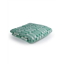 Одеяло байковое Клетка зеленая