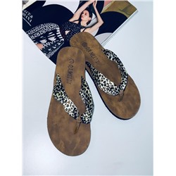 Dameini LT610-1 Обувь пляжная леопард текстиль