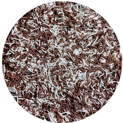 Кондитерская посыпка Вермишель микс Дуэт (коричневая, белая) 50 гр