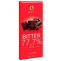 Шоколад О'Zera горький Bitter 77,7% 90г/Озерский Сувенир