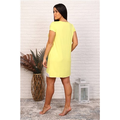 Женская ночная сорочка 24617 (Желтый)