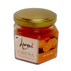 Свеча ароматическая Lumi Апельсин, банка 120 г