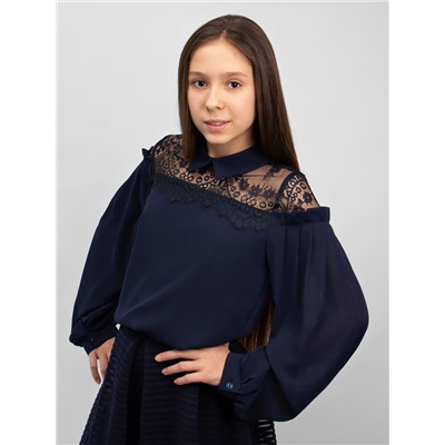 Блузка для девочки длинный рукав Соль&Перец SP001