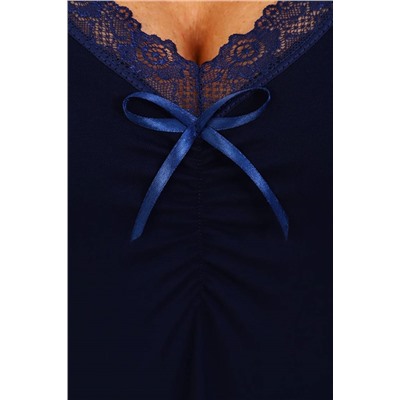 Женская ночная сорочка 25755 (Темно-синий)