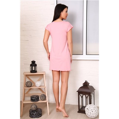 Женская ночная сорочка 24605 (Розовый)