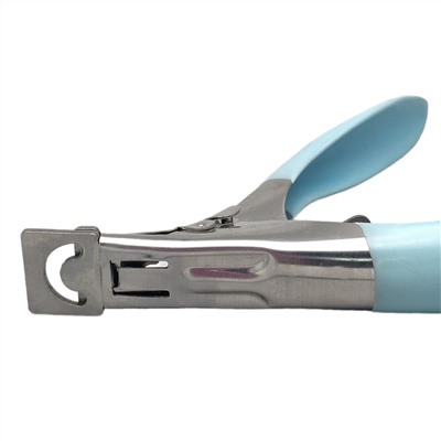 JessNail Типсорез (катер) маникюрный для обрезания искусственных ногтей, голубой