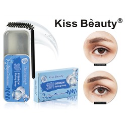 Воск для укладки бровей Kiss Beauty 3D Eyebrow Styling Soap Hyaluron, 10 г