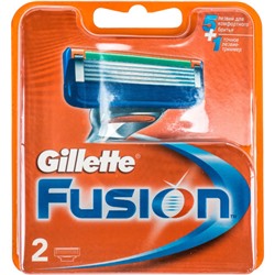 Кассеты для бритья Gillette Fusion (Джилет Фьюжен), 2 шт