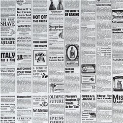 Бумага упаковочная "Газета", жиростойкая, с парафином 39 х 39 см