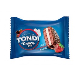 «Tondi», choco Pie клубничный, 30 г (упаковка 70 шт.) KDV