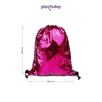 Сумка-мешок текстильная для девочек PlayToday, Артикул:12421531