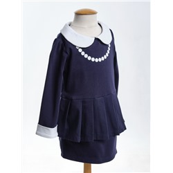 Платье "Бусы" (80-92см) UD 0477(1)синий