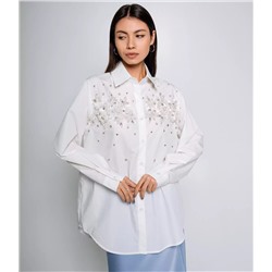Блуза #КТ8304, белый
