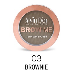 Alvin D`or BP-02 Тени для бровей  BROW ME  тон 03 brownie