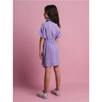 Платье фиолетового цвета для девочки 11321SS24 Vulpes