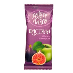 Dainty&Viands Пастила батончик яблоко/инжир 40г